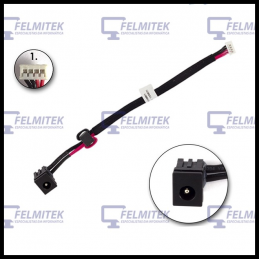 CONECTOR CARGA | DC POWER JACK TOSHIBA SATELLITE A205, A205-S4537, A205-S4557, A205-S4567, A205-S4587, A205-S4597 SERIES - 1